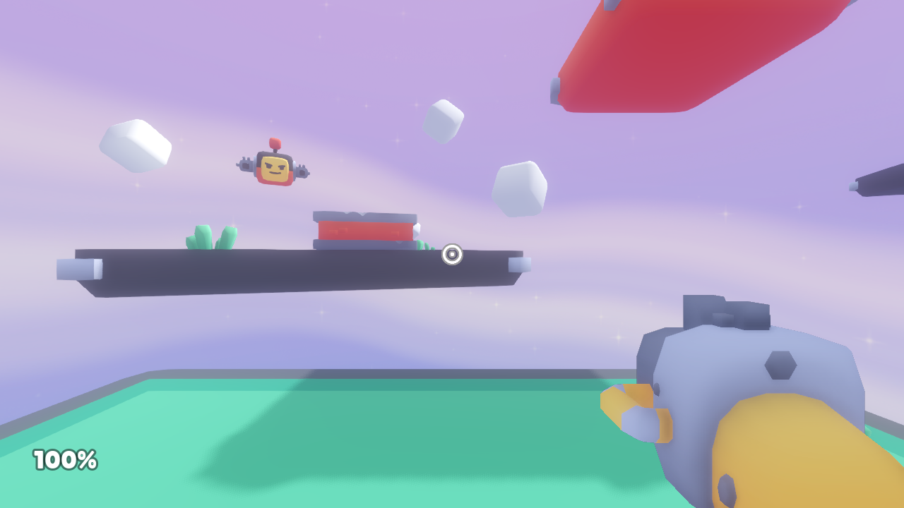 FPS arena starter example with targets, pickups, and room for Director 1 changes